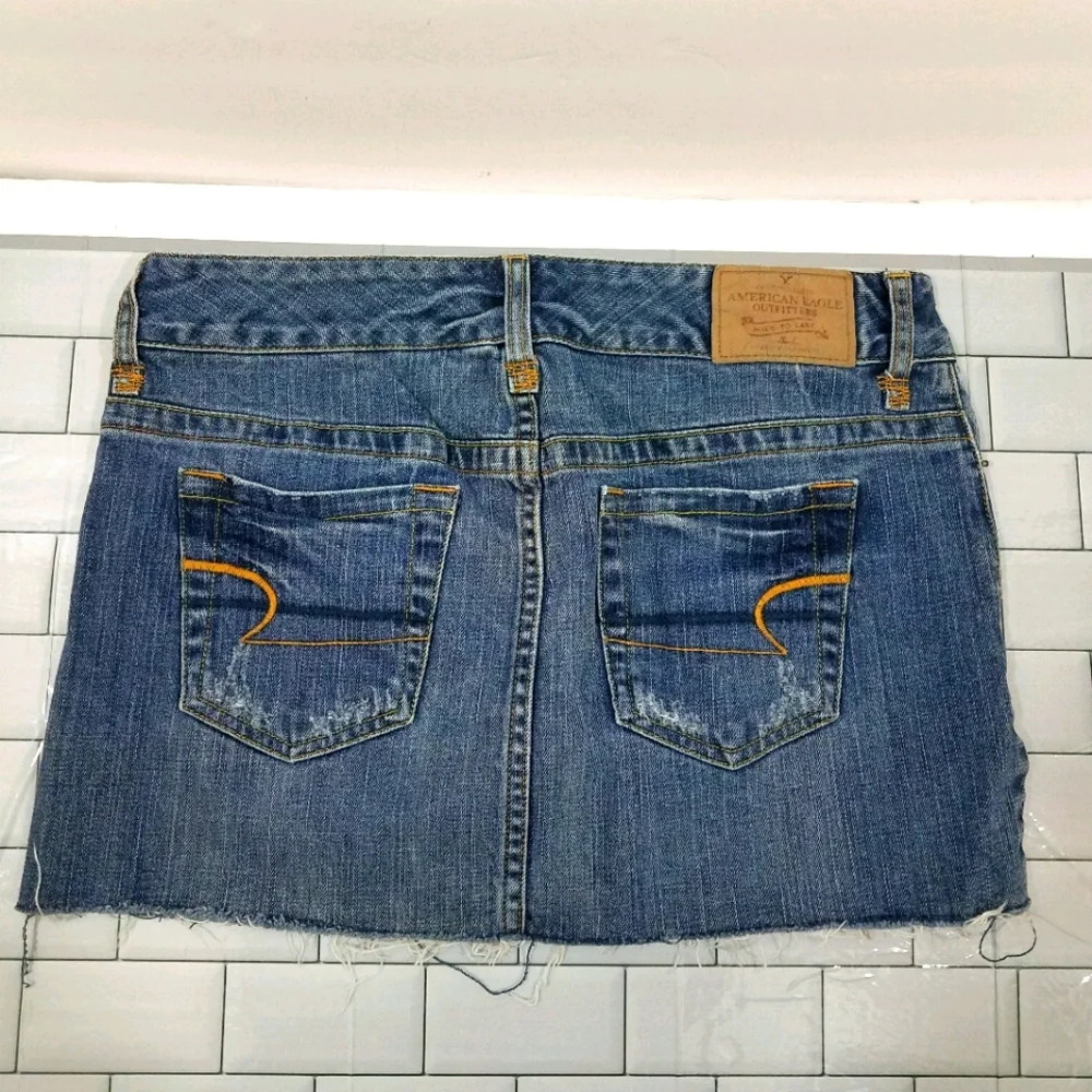 American Eagle 1995 Denim Mini Skirt 4